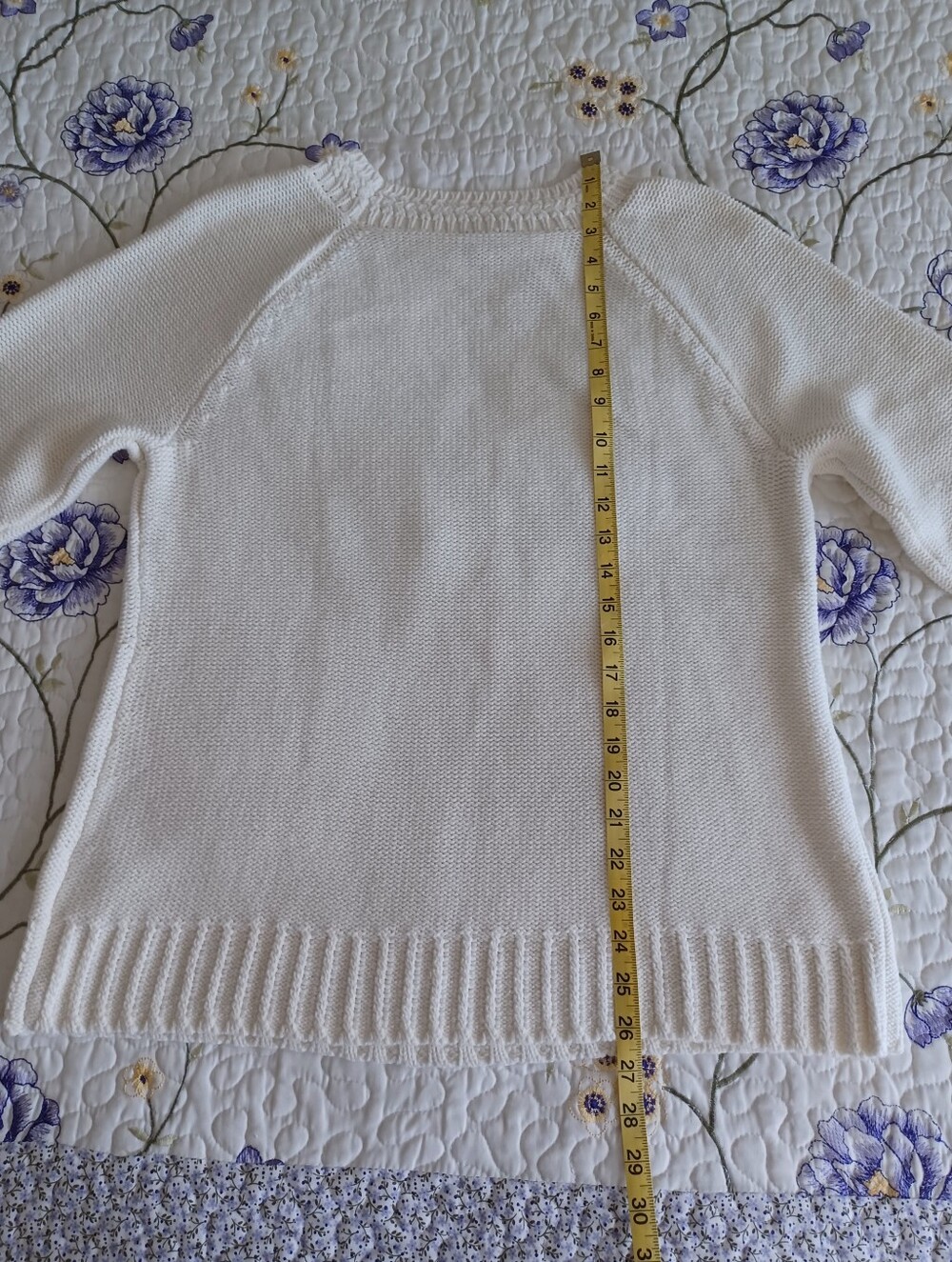 NWT Talbots Knit Yoke Crewneck Sweater Size L - Picture 12 of 15